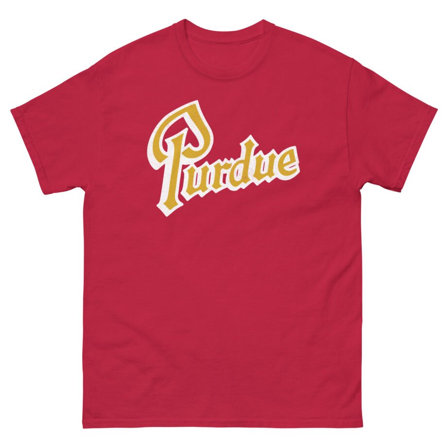Purdue Drum Script Unisex classic tee