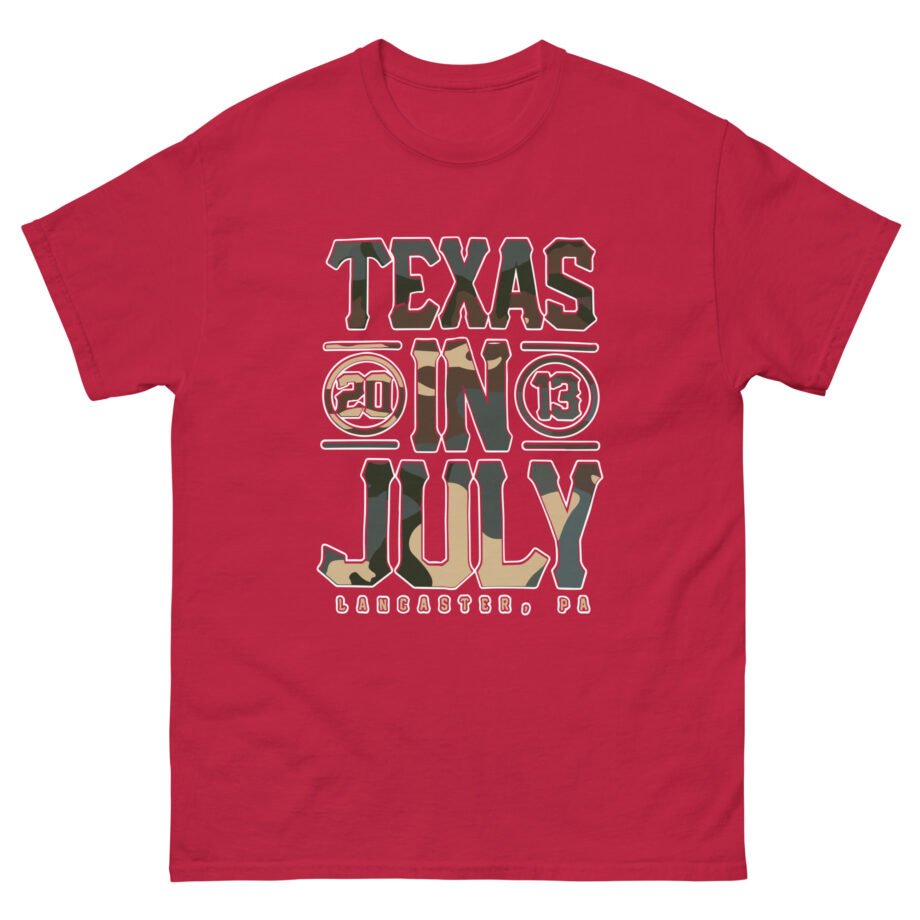 Texas in July 2013 Unisex classic tee
