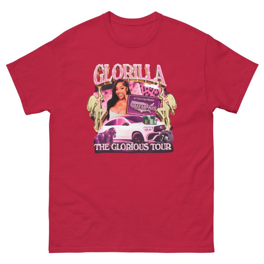Glorilla Glorious Tour From Memphis Unisex classic tee