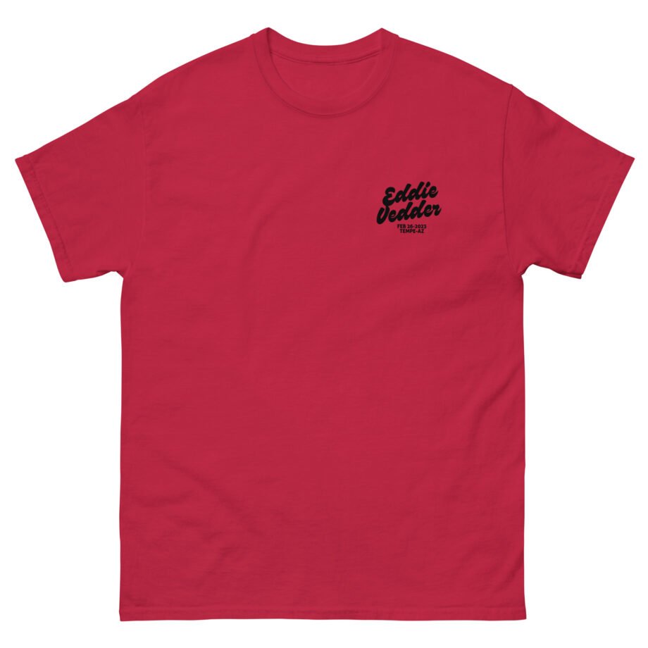 Eddie Vedder AZ Map Unisex classic tee