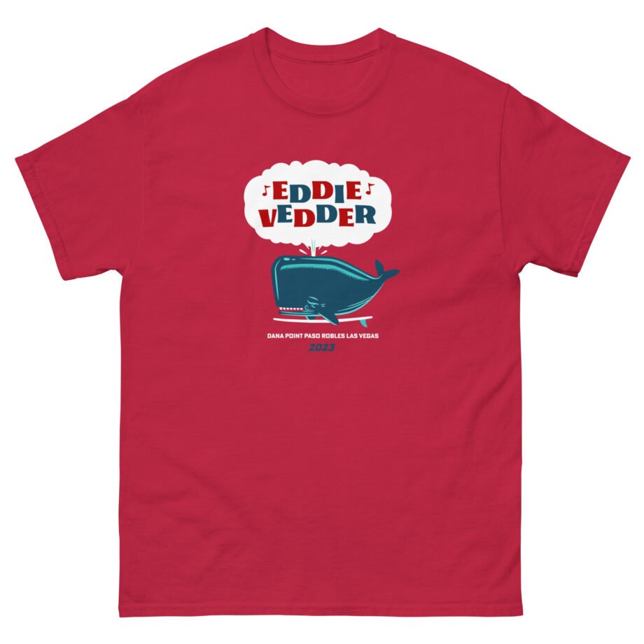 Eddie Vedder Whale Unisex classic tee
