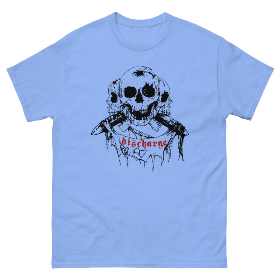 Discharge Three Skulls Unisex classic tee