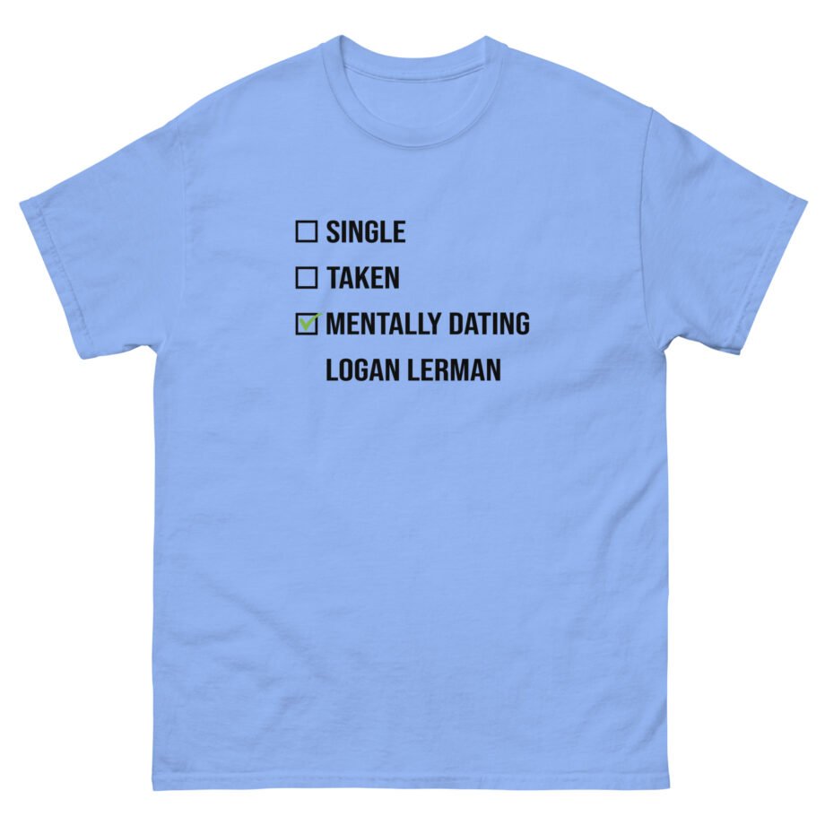 Mentally Dating Logan Lerman Unisex classic tee