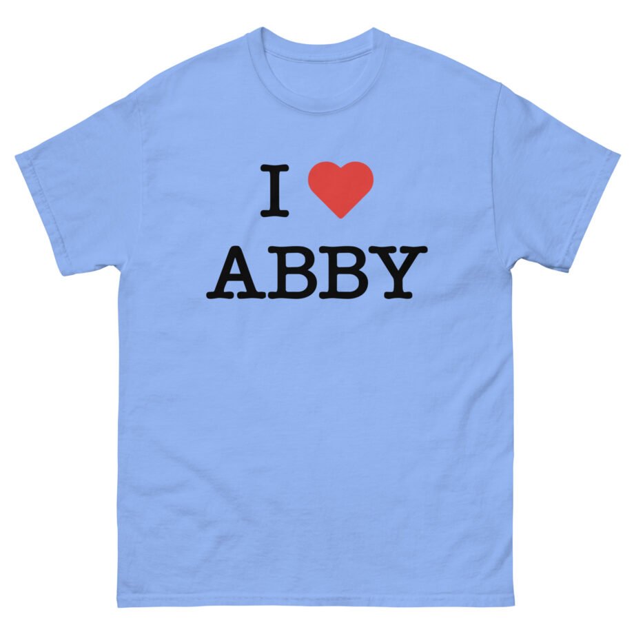 Jon Marianek I Love Abby Unisex classic tee