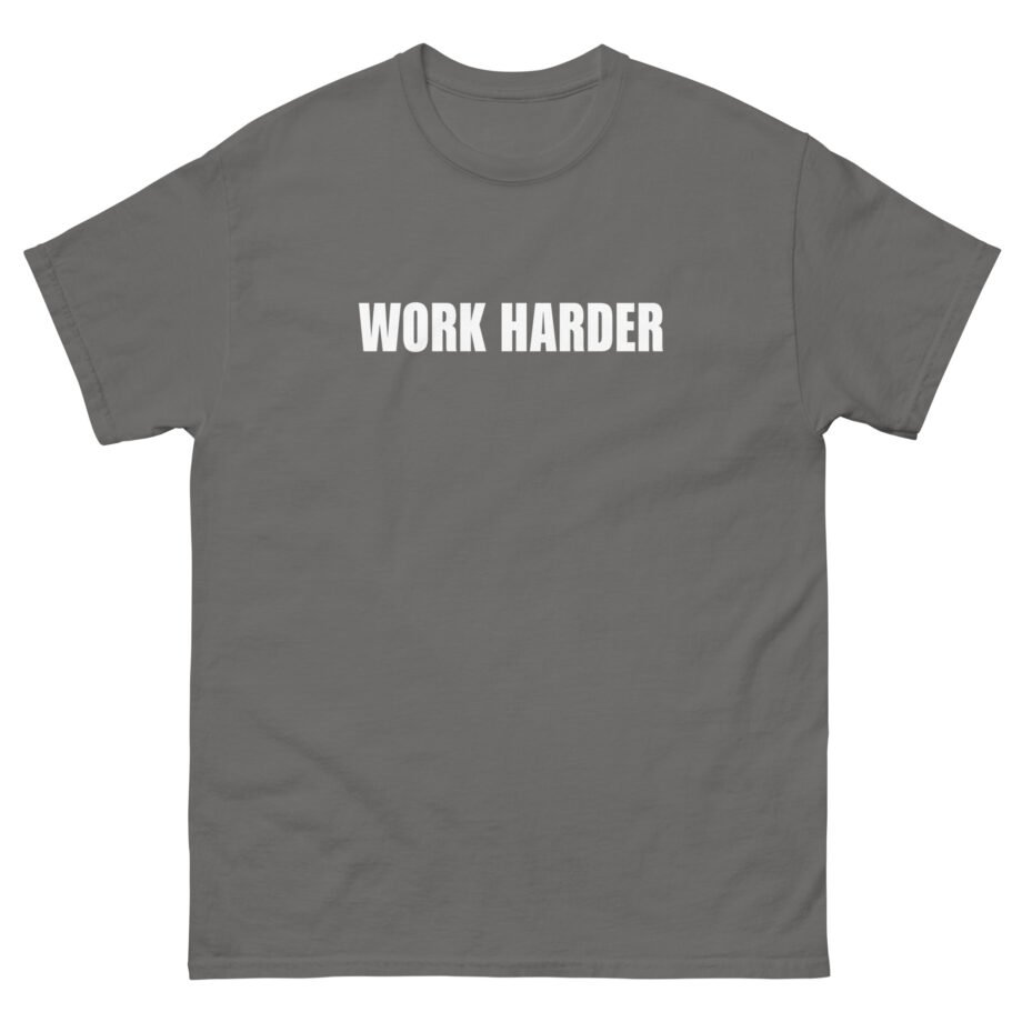 Casey Neistat Work Harder Unisex classic tee
