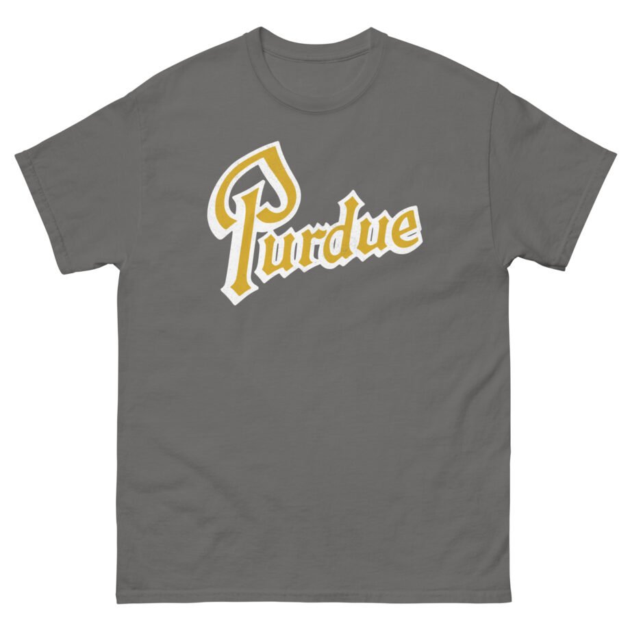 Purdue Drum Script Unisex classic tee
