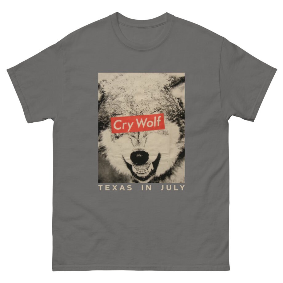 Texas in July Cry Wolf Concert Tour Unisex classic tee