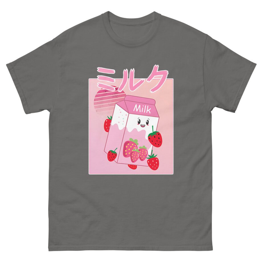 Georgenotfound Anime Strawberry Milk Shake Unisex classic tee