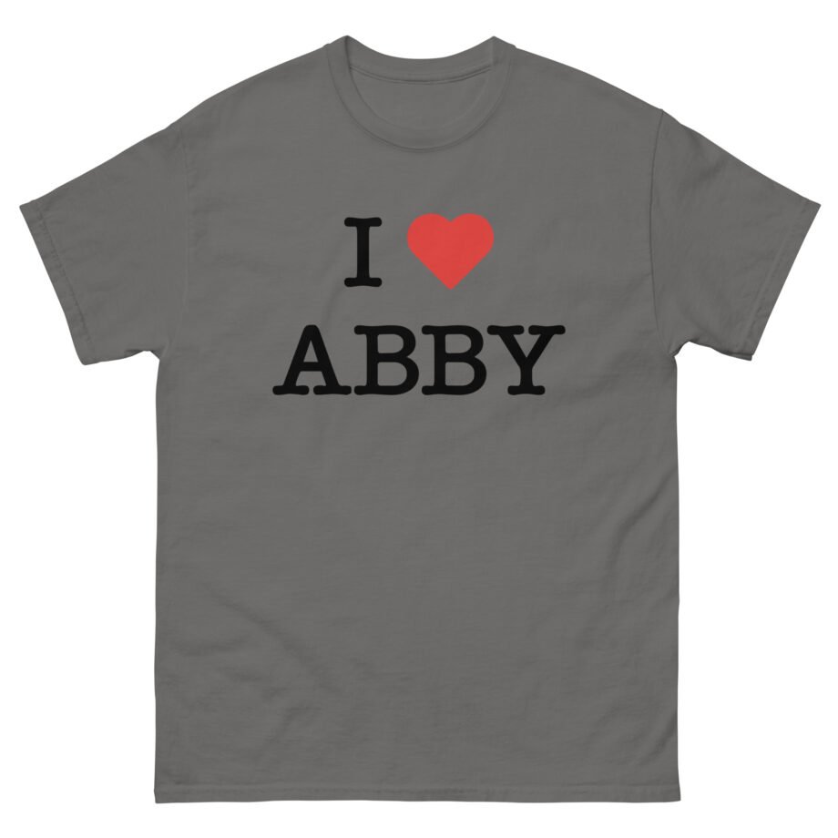 Jon Marianek I Love Abby Unisex classic tee