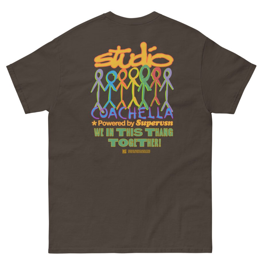Coachella STUDIO Powered By SUPERVSN x Coachella Unisex classic tee