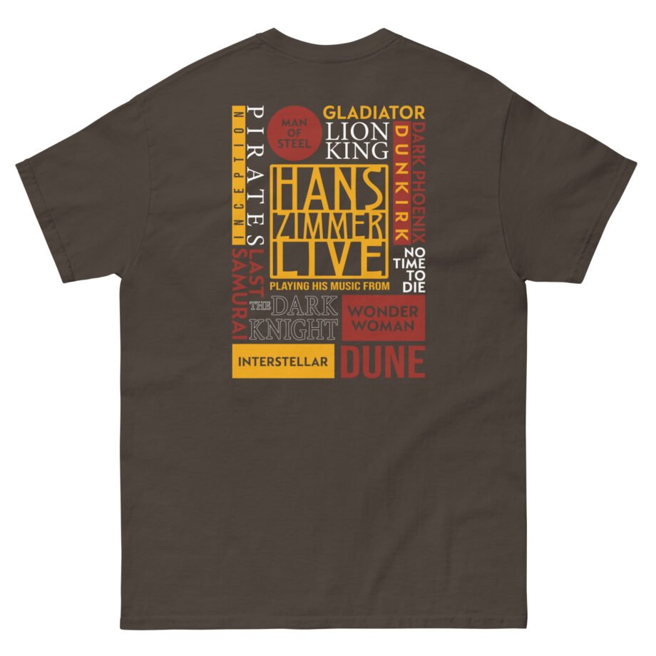 Hans Zimmer Titles Unisex classic tee