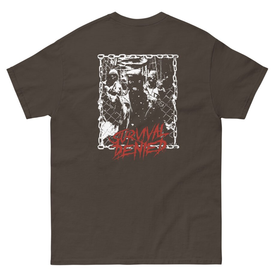 et the Shot Survival Denied Black & White Unisex classic tee