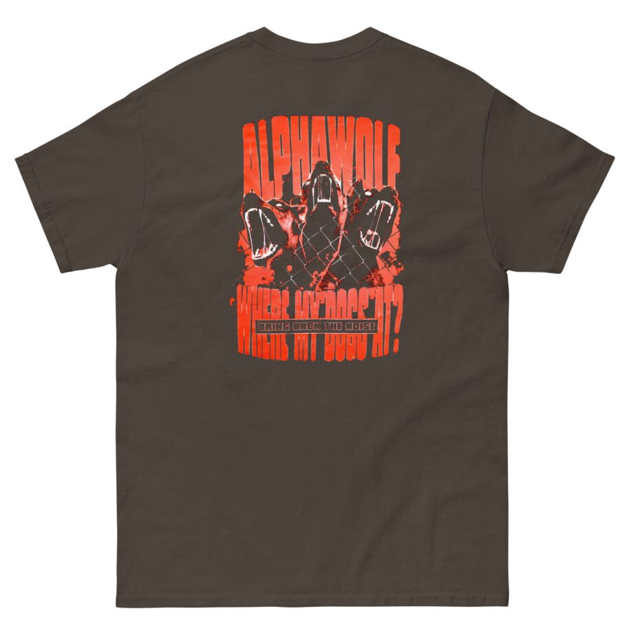 Alpha Wolf Where My Dogs at Unisex classic tee