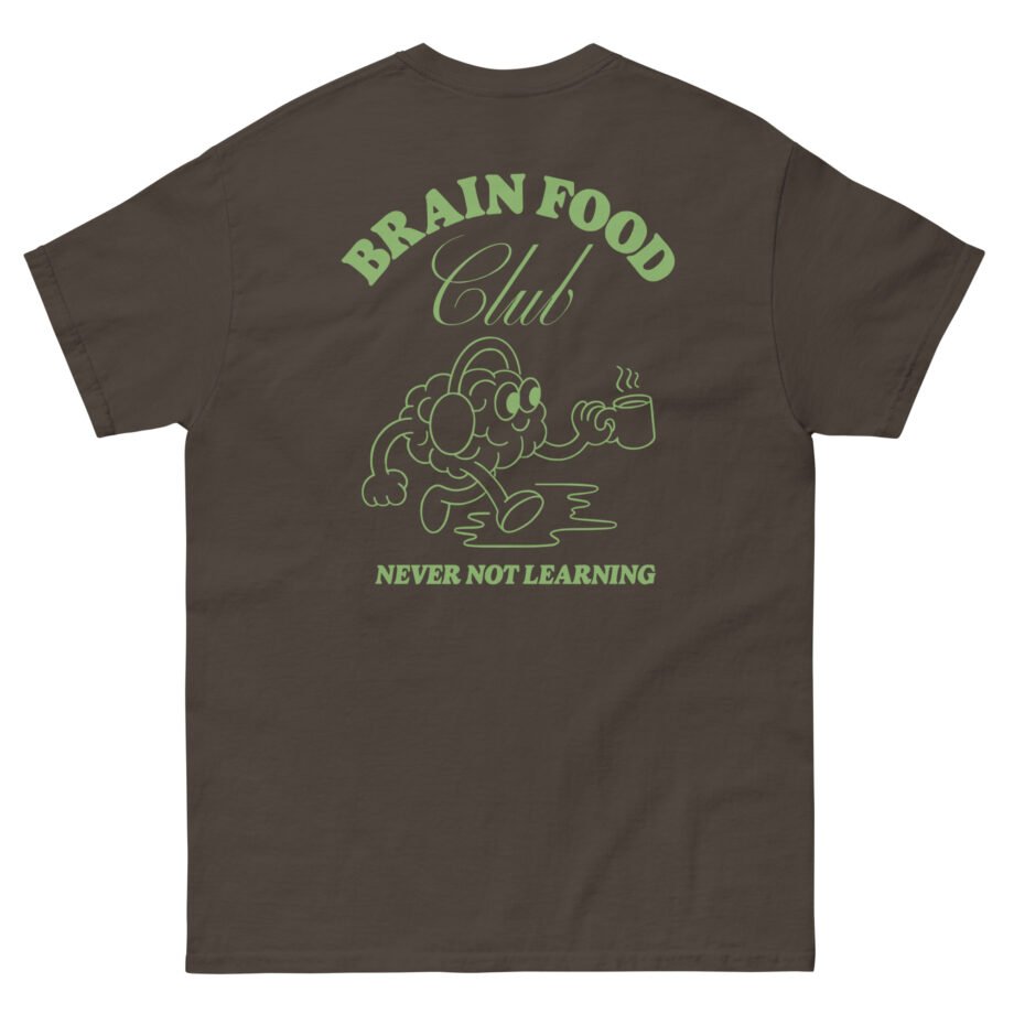 Wissen Weekly BRAIN FOOD CLUB Unisex classic tee