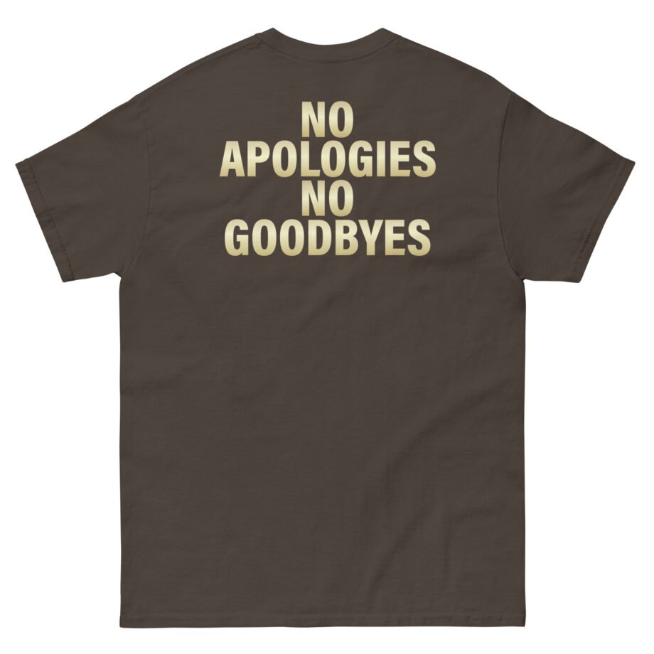 Spite No Apologies Foil Unisex classic tee