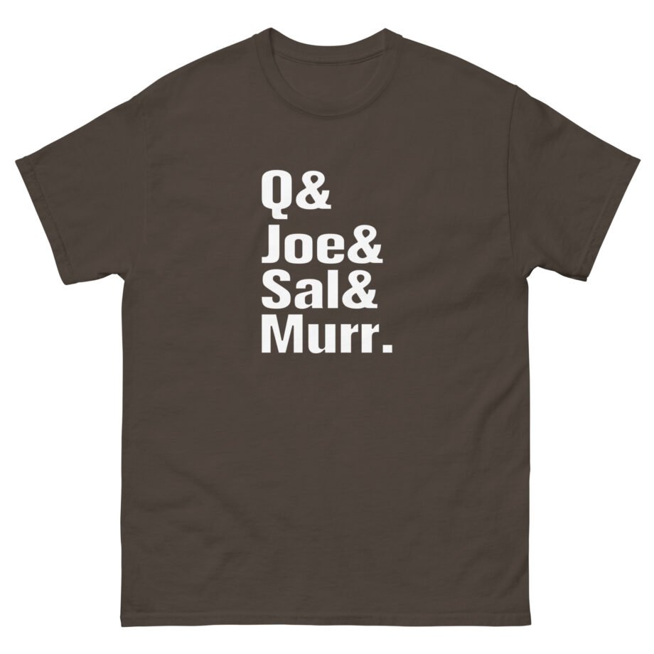 Impractical Jokers Q& Joe& Sal& Murr Unisex classic tee