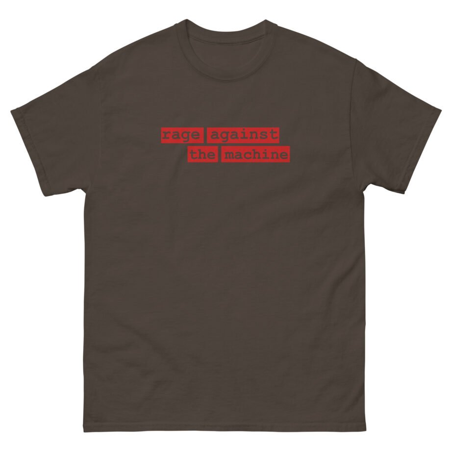 Rage Against the Machine Rage Stencil Type Unisex classic tee