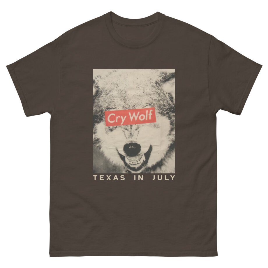 Texas in July Cry Wolf Concert Tour Unisex classic tee