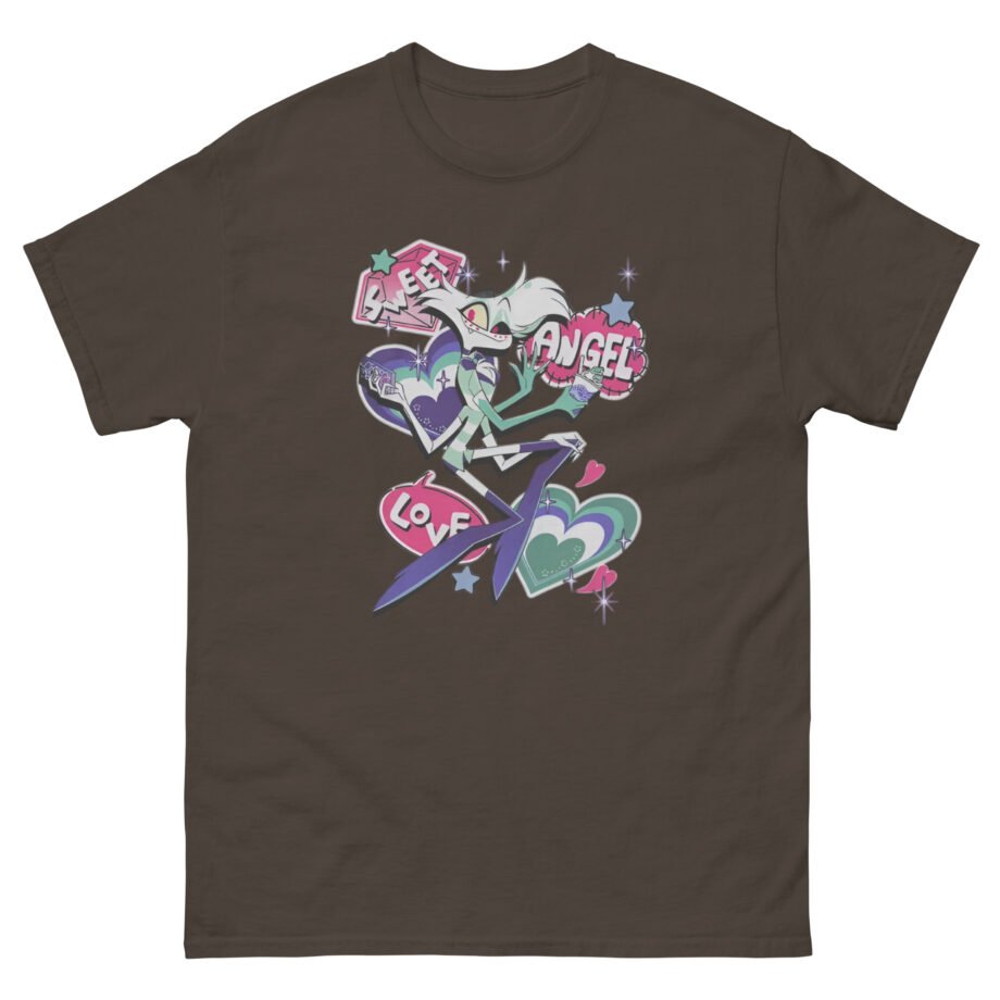 Hazbin Hotel Sweet Angel Love Angel Dust Unisex classic tee