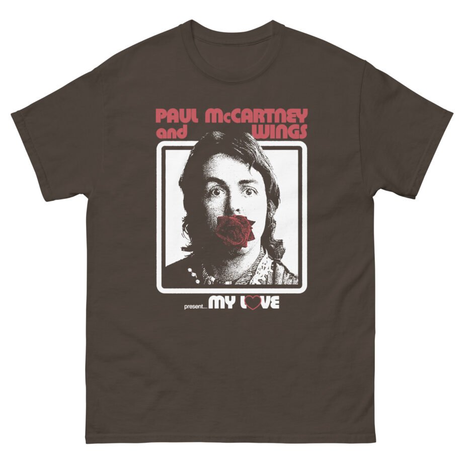 Wings Red Rose Unisex classic tee