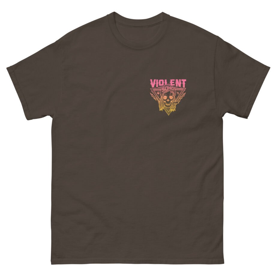 Violent Soho Blazin' Skull Gradient Unisex classic tee