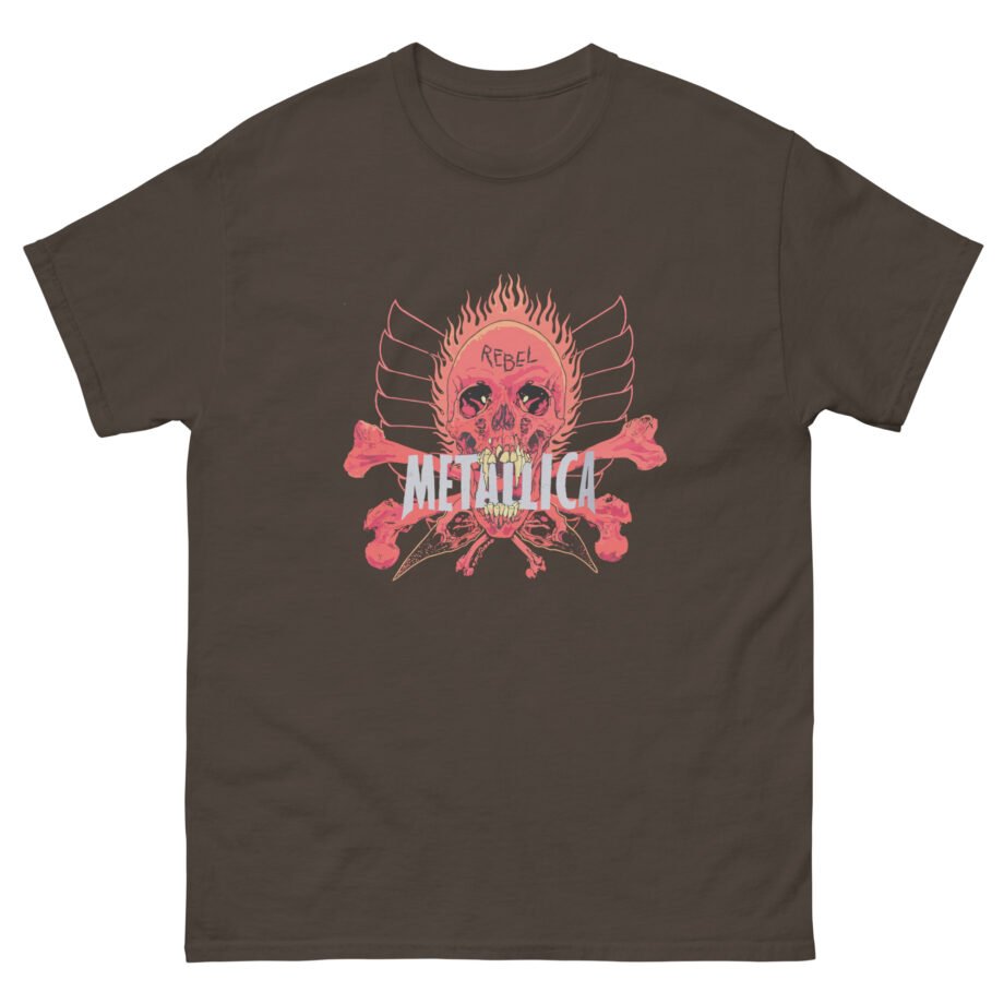 Fede Vigevani Vintage 90s Metallica Pushead Rebel Skull Unisex classic tee