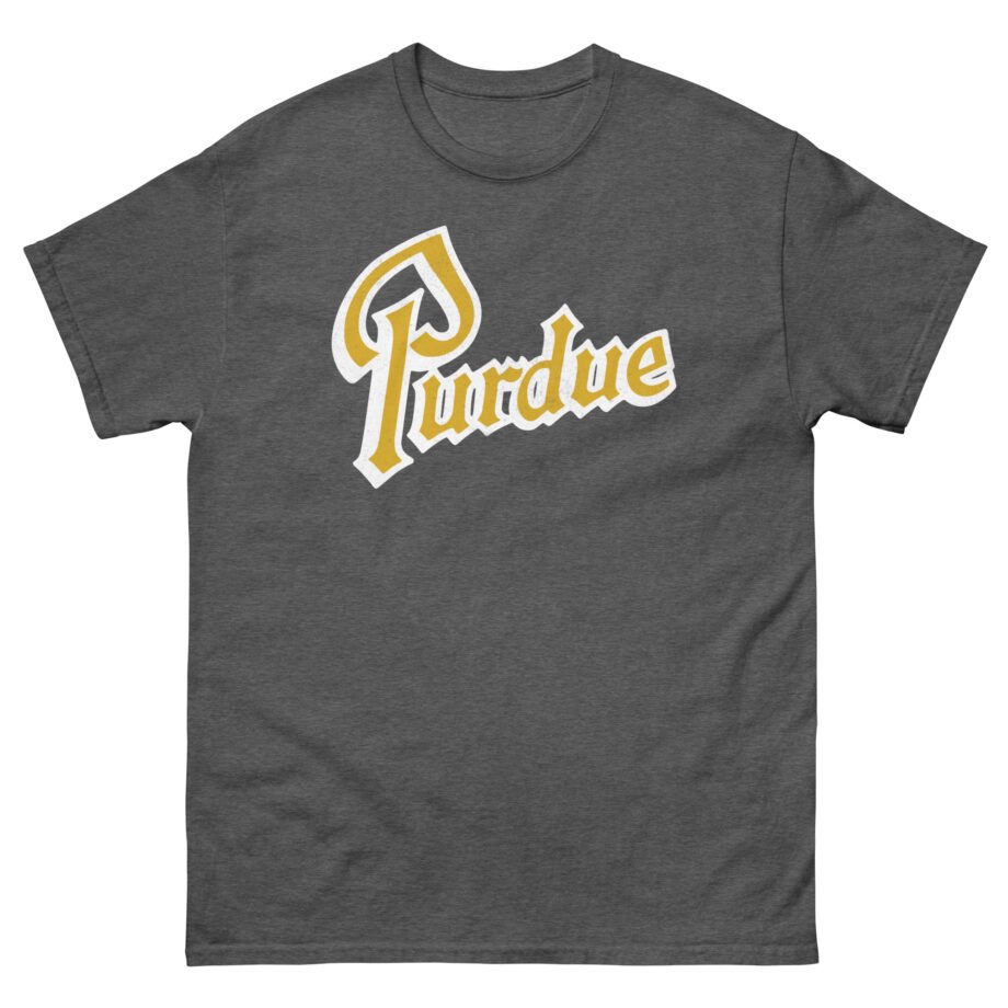 Purdue Drum Script Unisex classic tee