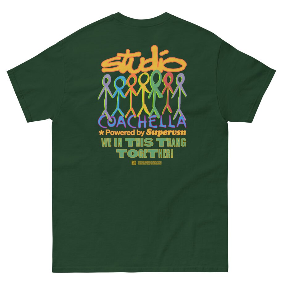 Coachella STUDIO Powered By SUPERVSN x Coachella Unisex classic tee