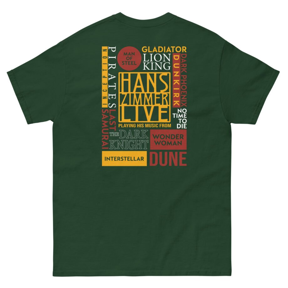 Hans Zimmer Titles Unisex classic tee
