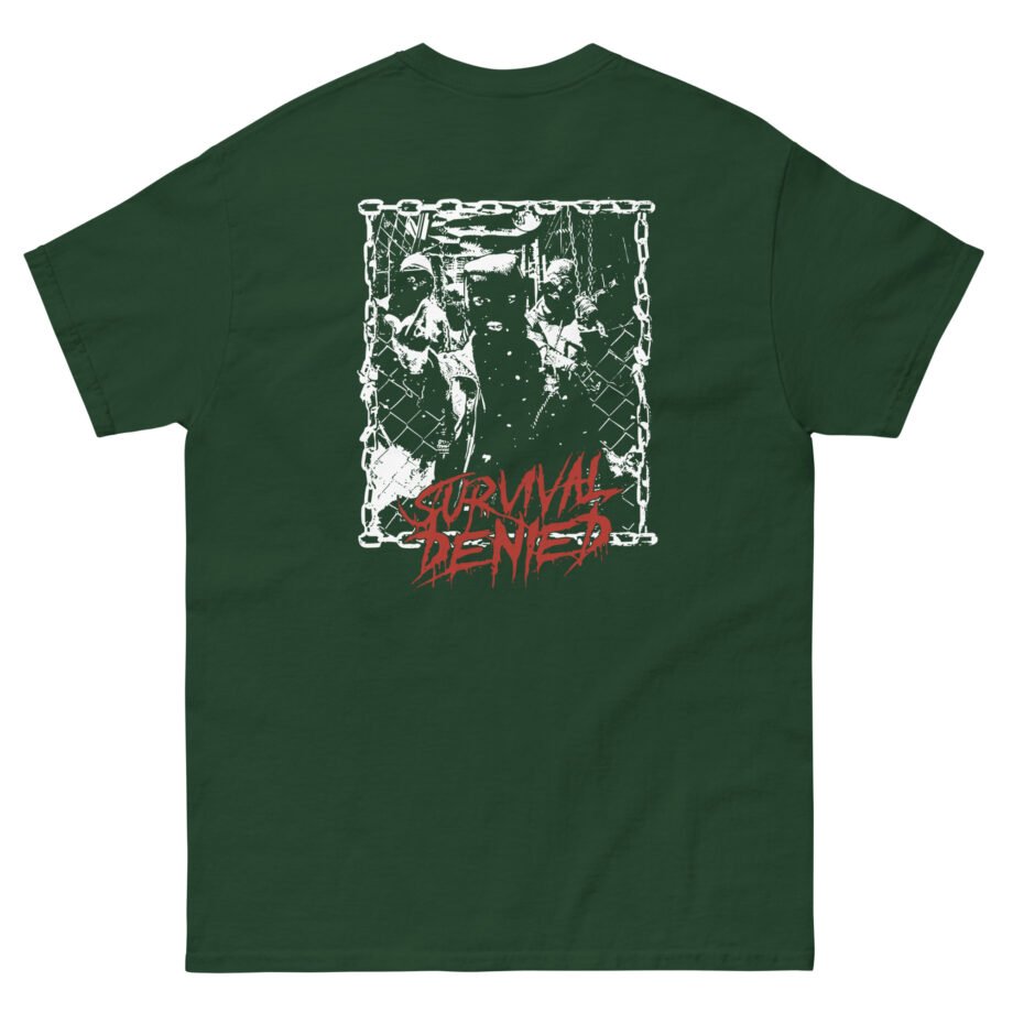 et the Shot Survival Denied Black & White Unisex classic tee