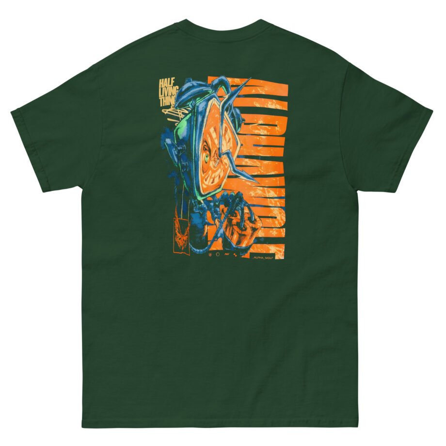 Alpha Wolf Clock Unisex classic tee