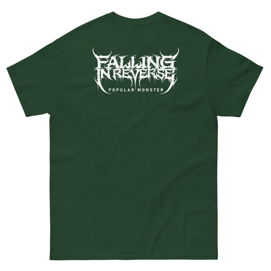 Falling in Reverse Popular Monster Cover and Back Logo Unisex classic tee