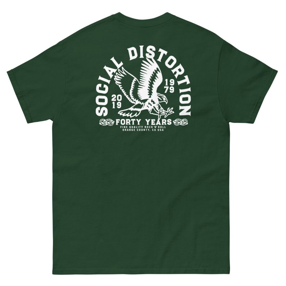 Social Distortion Eagle 40 Year Unisex classic tee