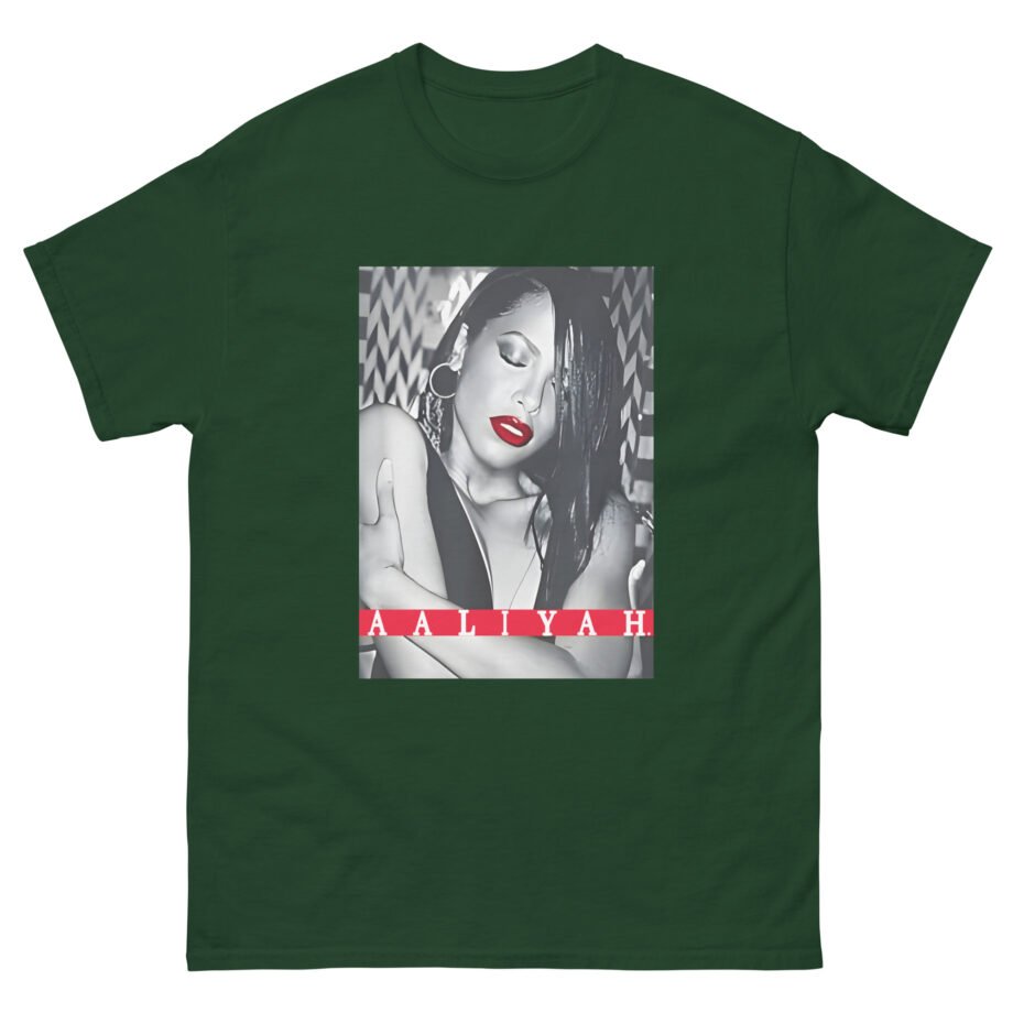 Aaliyah Red Lips Unisex classic tee