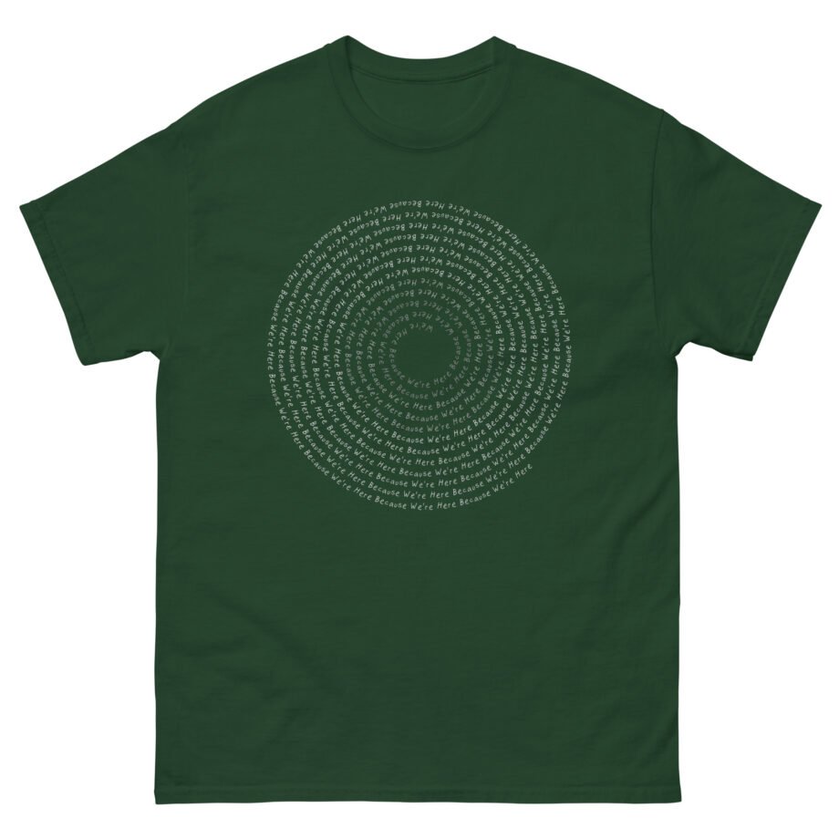 Drawfee We're Here Spiral Unisex classic tee