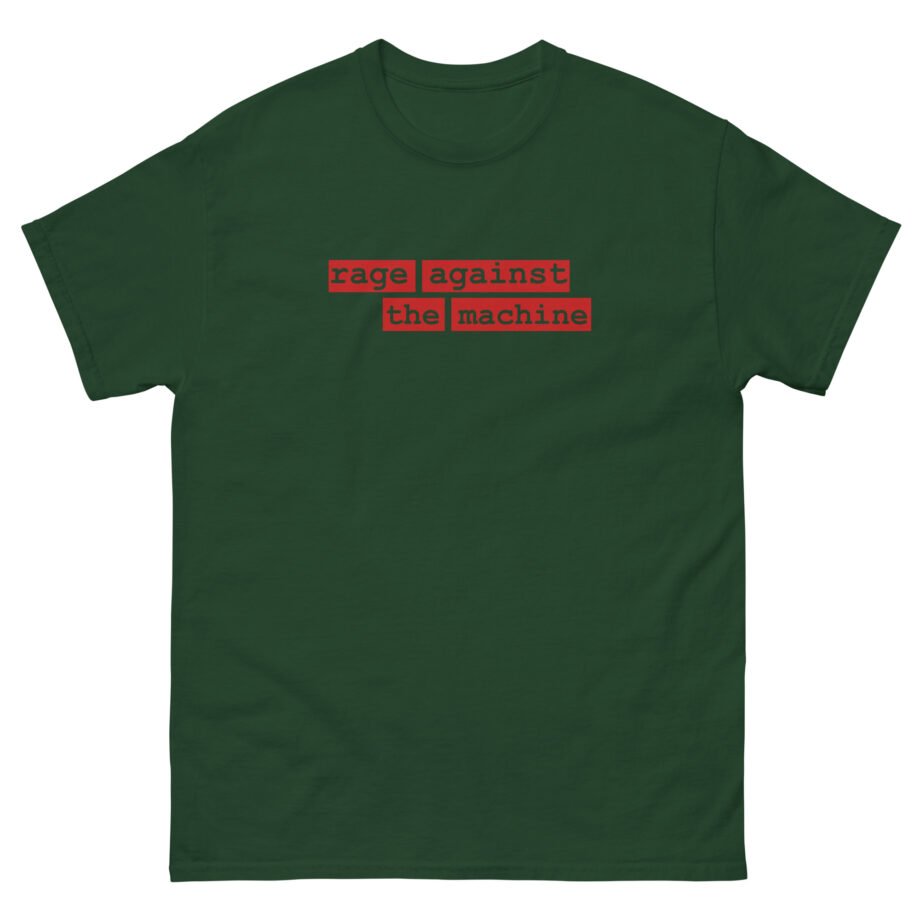 Rage Against the Machine Rage Stencil Type Unisex classic tee
