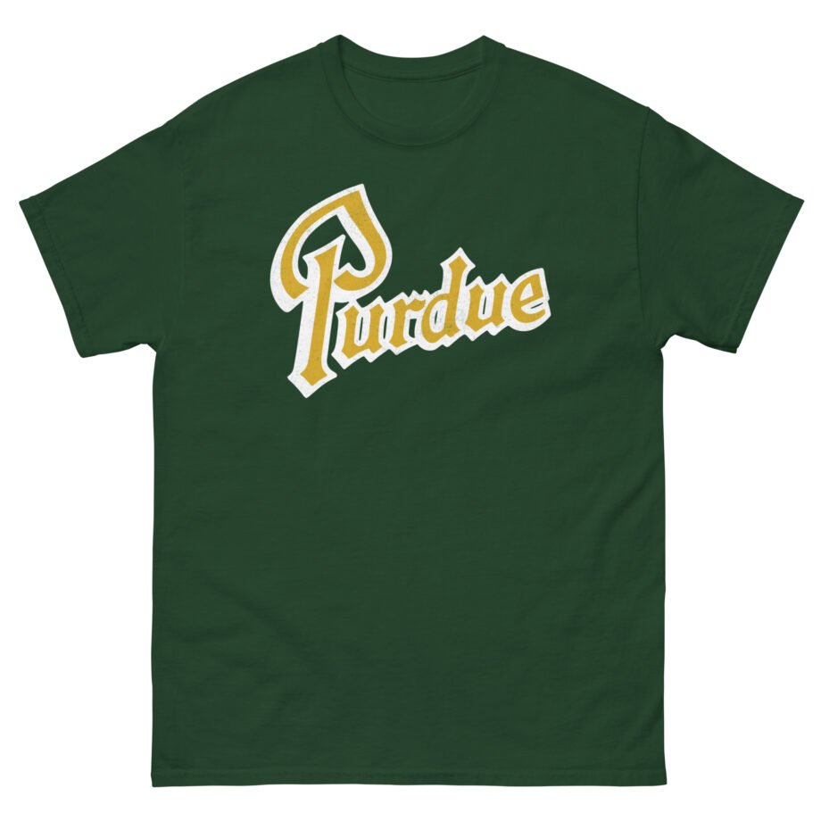 Purdue Drum Script Unisex classic tee