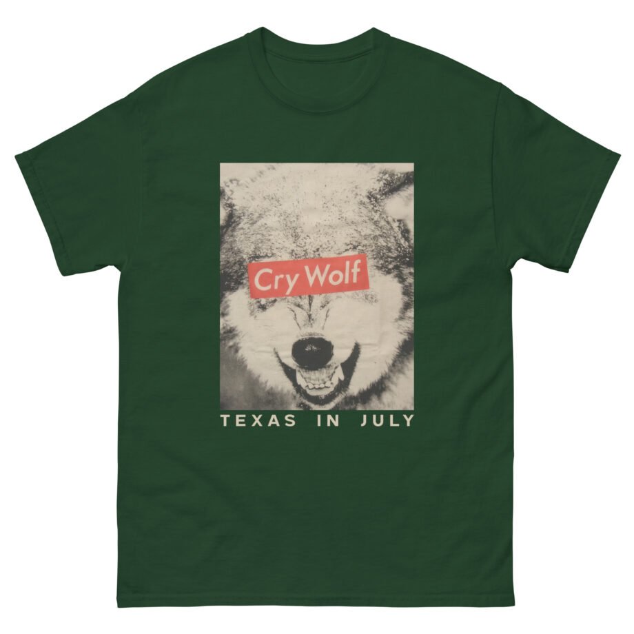 Texas in July Cry Wolf Concert Tour Unisex classic tee