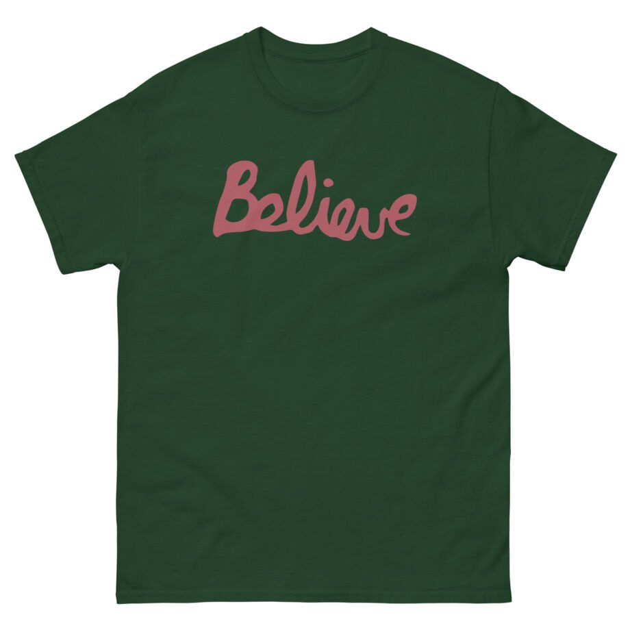 Valencia Believe Cursive Unisex classic tee