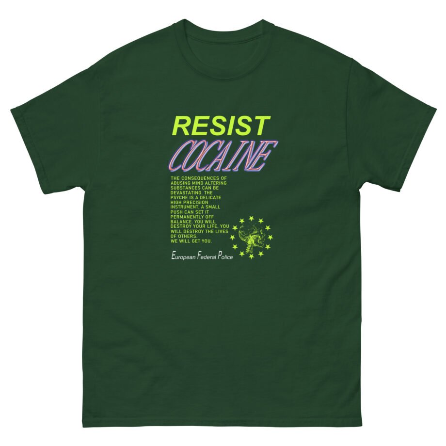 Cruelty Squad Resist Cocaine Unisex classic tee