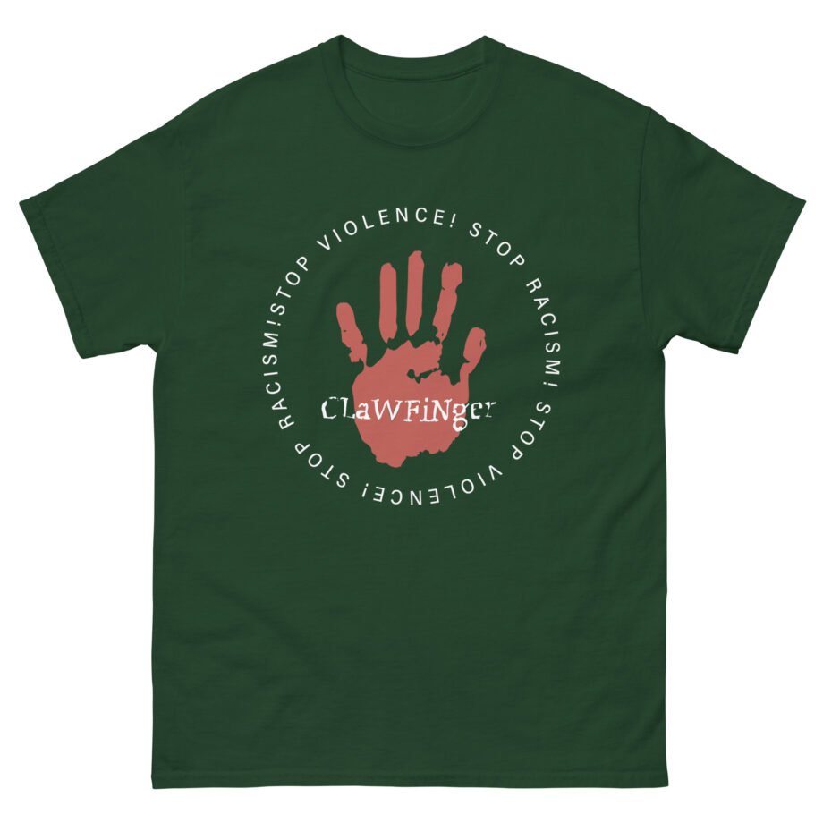 Clawfinger Stop Racism Stop Violence Unisex classic tee