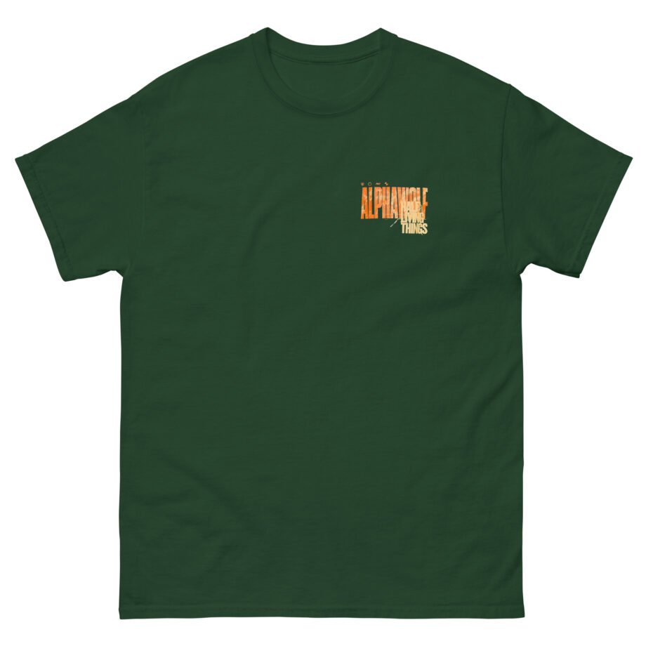 Alpha Wolf Clock Unisex classic tee