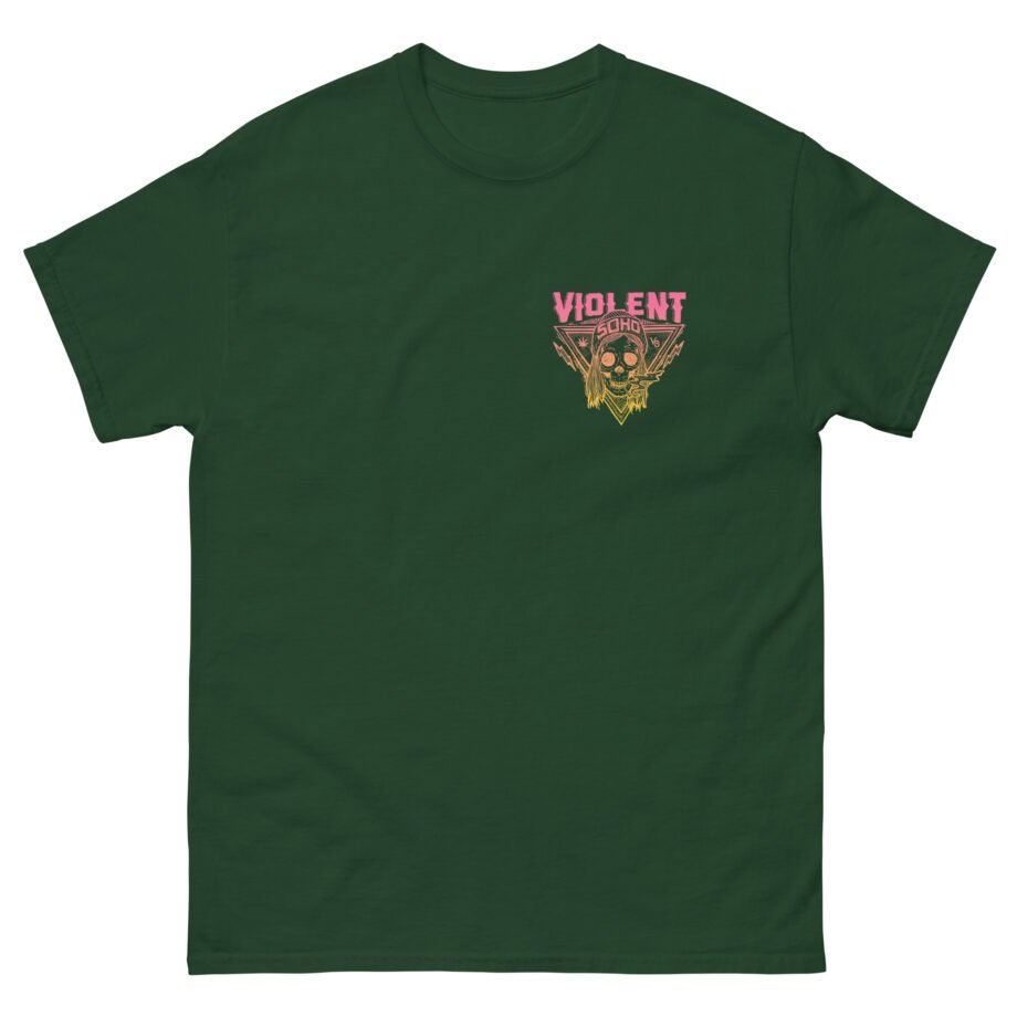Violent Soho Blazin' Skull Gradient Unisex classic tee
