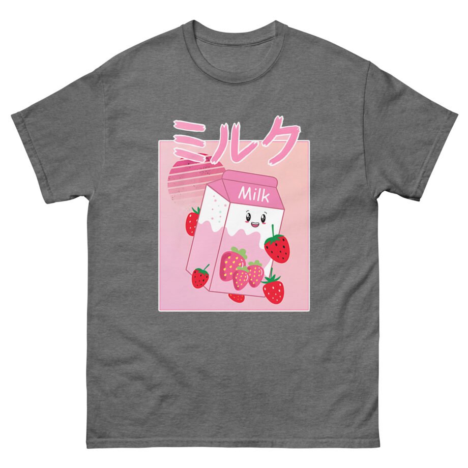 Georgenotfound Anime Strawberry Milk Shake Unisex classic tee