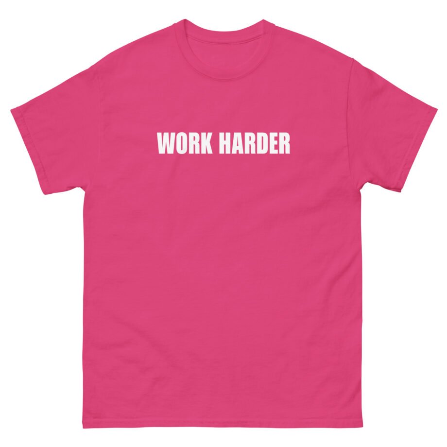 Casey Neistat Work Harder Unisex classic tee