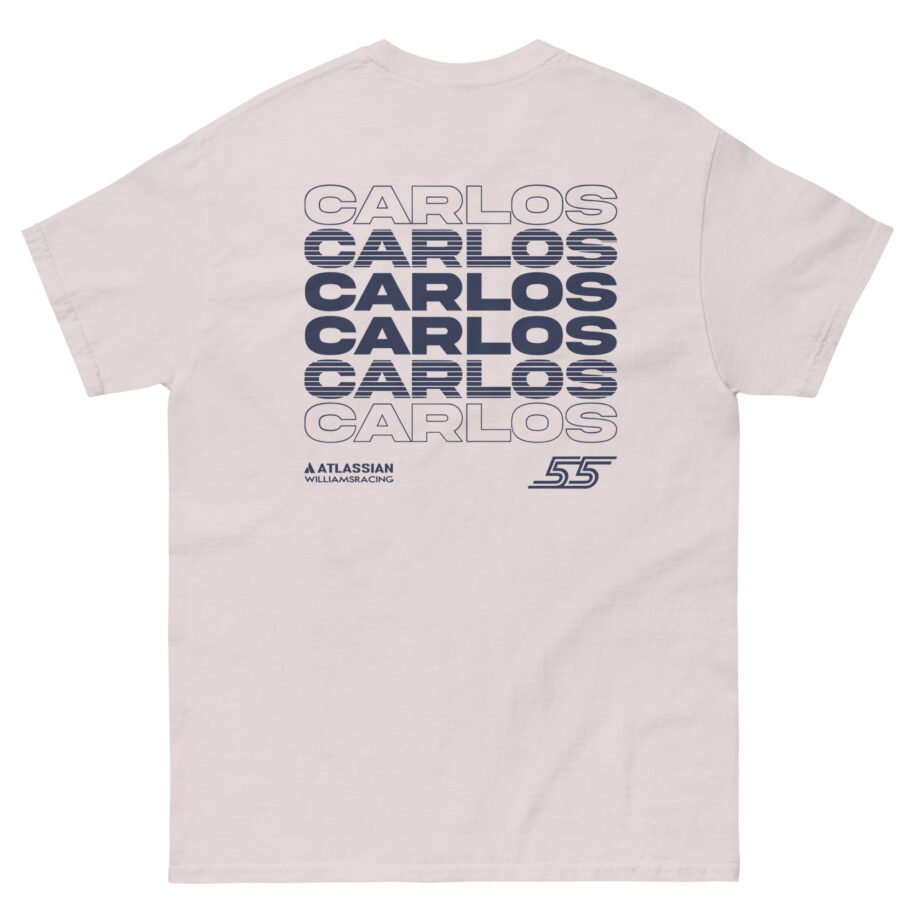 Carlos Sainz Atlassian Williams Racing Unisex classic tee