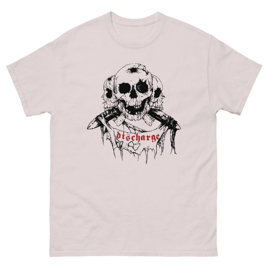 Discharge Three Skulls Unisex classic tee