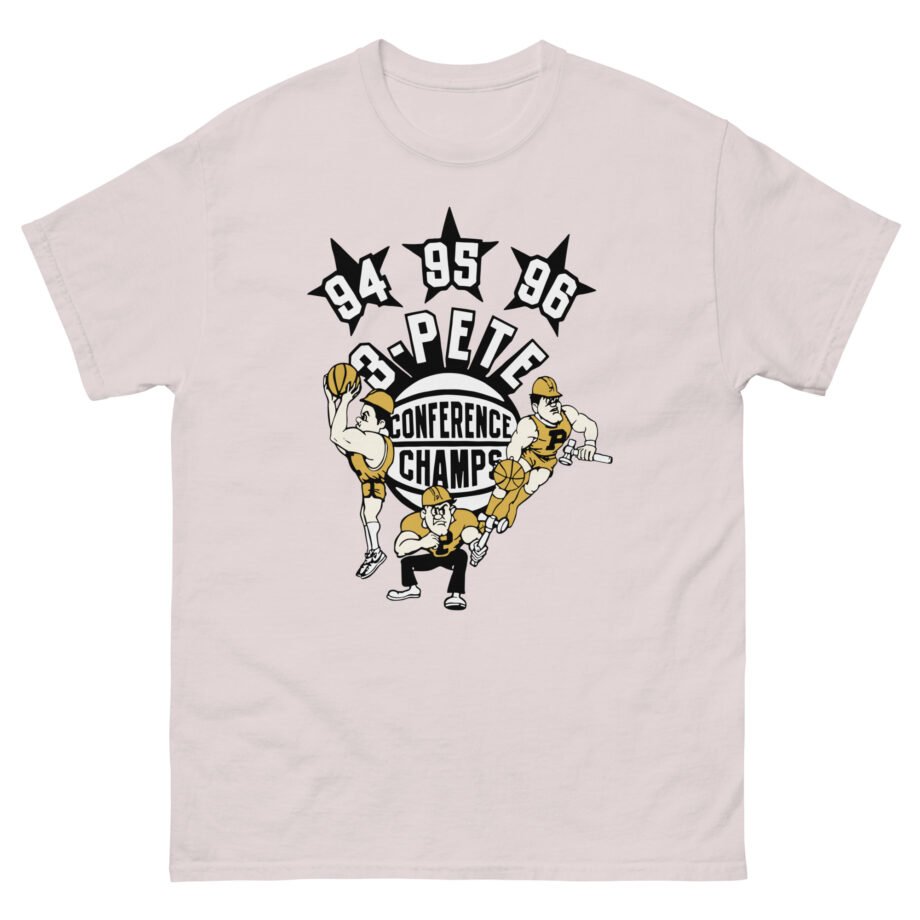 Purdue 3-pete Conference Champs Unisex classic tee