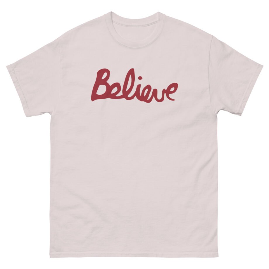Valencia Believe Cursive Unisex classic tee
