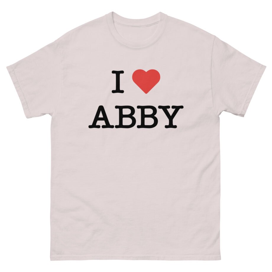 Jon Marianek I Love Abby Unisex classic tee
